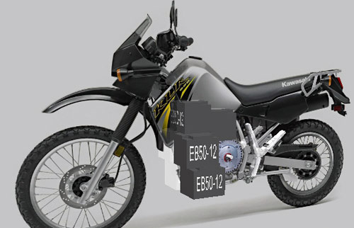 KLR650 electric motorcycle